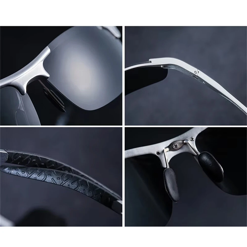 (image for) Classic Men Polarized Sunglasses Lightweight UV400 Protection Anti-Glare Sun Eyewear Glasses for Outdoor Climbing Fishing Travel