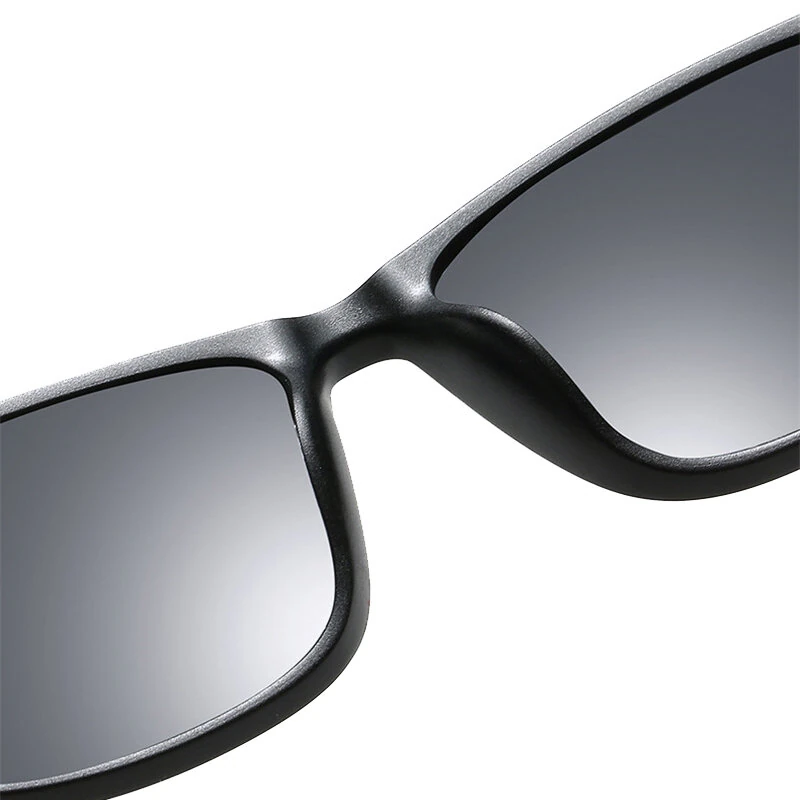 (image for) Men Polarized Sunglasses Fashion Women Square Sports Sunglasses Ultra Light TR90 Frame Driving Sunglasses Vintage Eyewear UV400