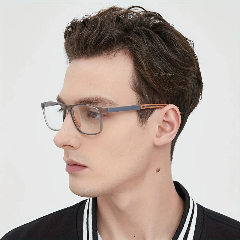 (image for) TR90 Reading Glasses Anti-blue Light High Definition Presbyopia Eyeglasses Men's Hyperopia Optical Eyewear Ultralight Sport Non-slip Eyeglasses Diopters To +3.5